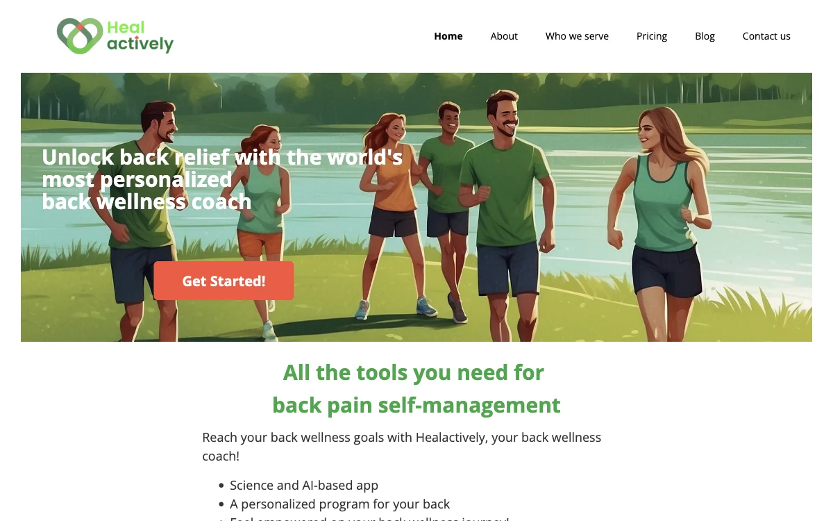 Healactively: The Ultimate Back Wellness Coach