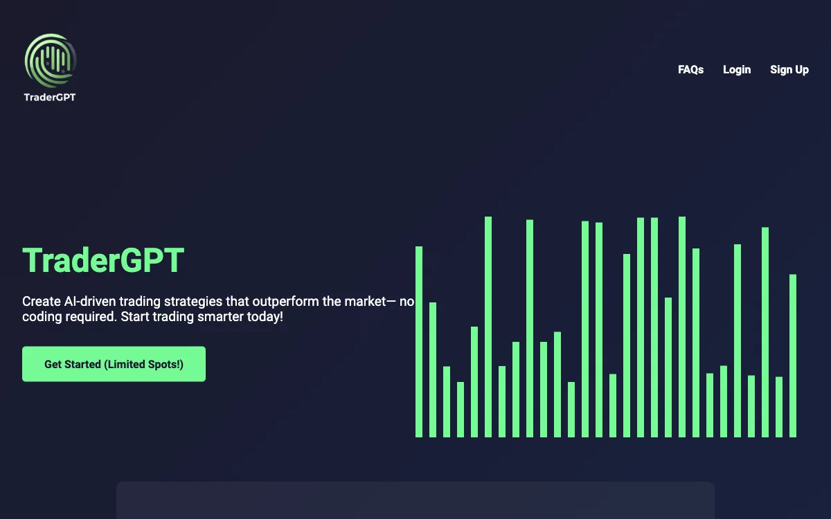 TraderGPT - AI Bot Giao Dịch Siêu Năng