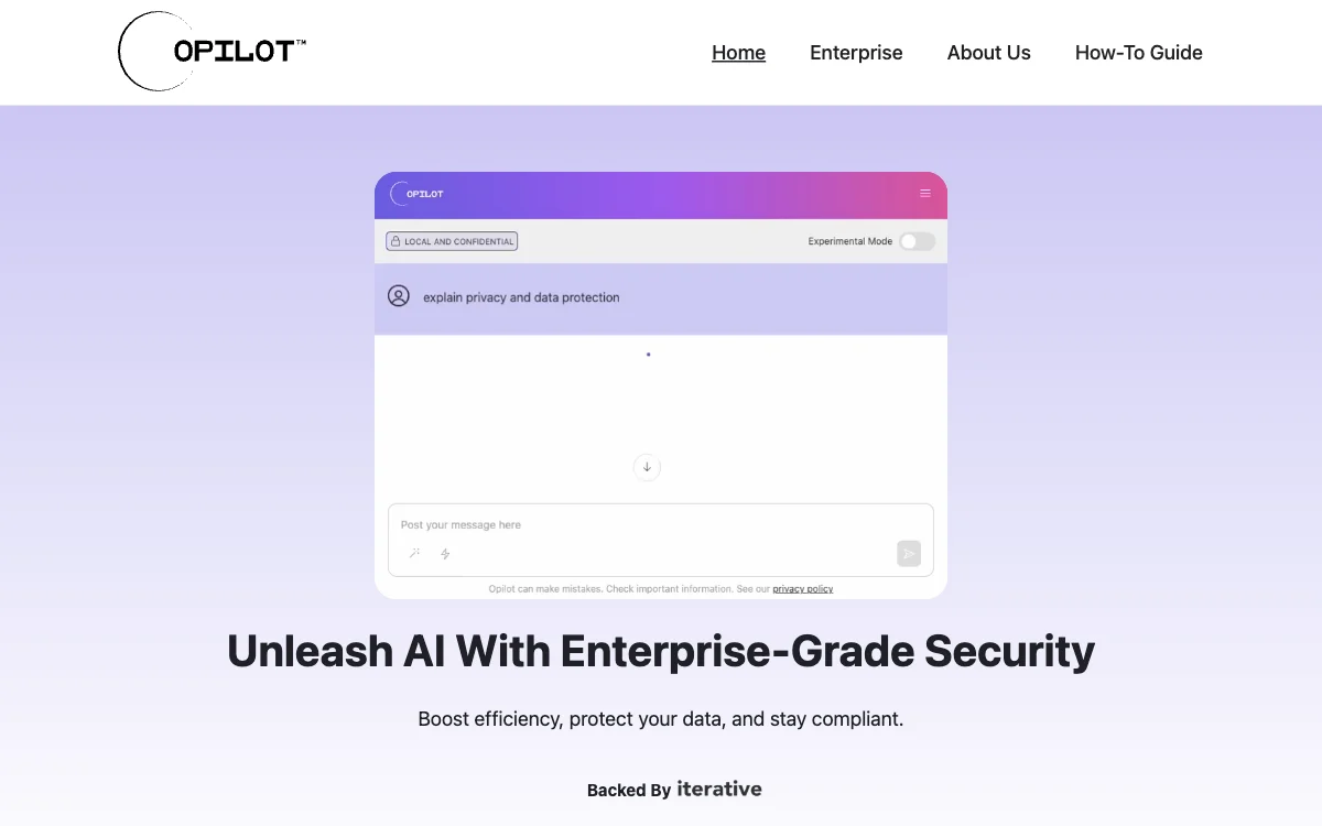 Opilot: The Secure and Efficient AI Copilot Alternative for Boosting Efficiency and Protecting Data