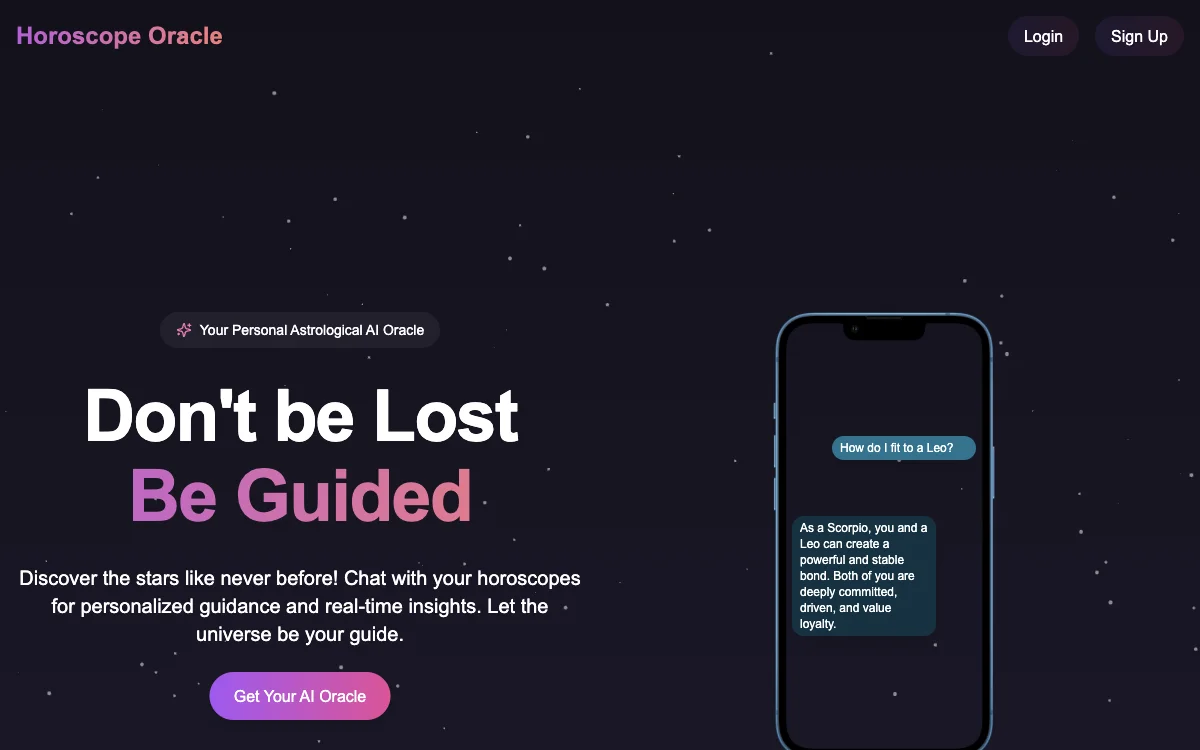 Horoscope Oracle - Получайте персонализированные гороскопы
