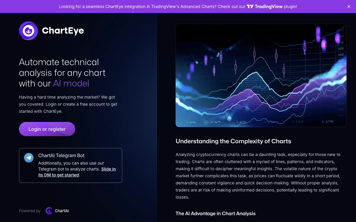 ChartEye: AI-Powered Chart Analysis for Crypto Traders