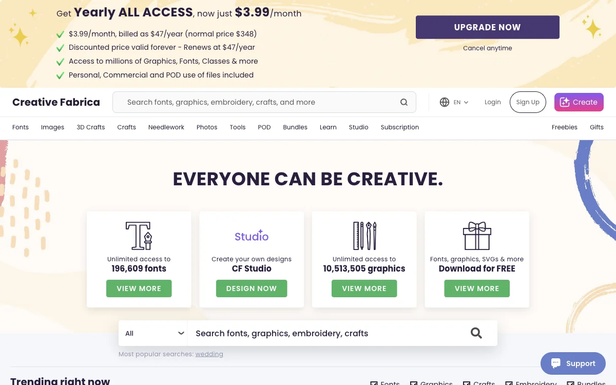 Creative Fabrica: Unleashing Creativity with Premium Resources