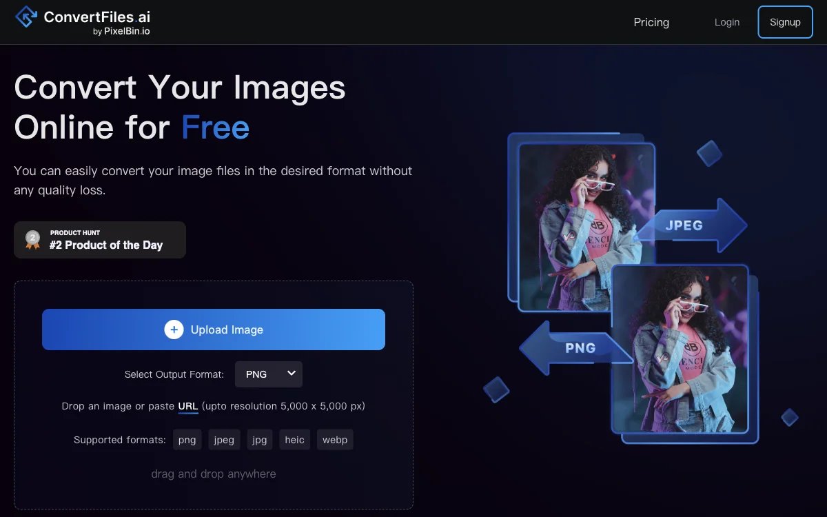 Free Image File Converter: Convert Images with Ease - ConvertFiles.ai