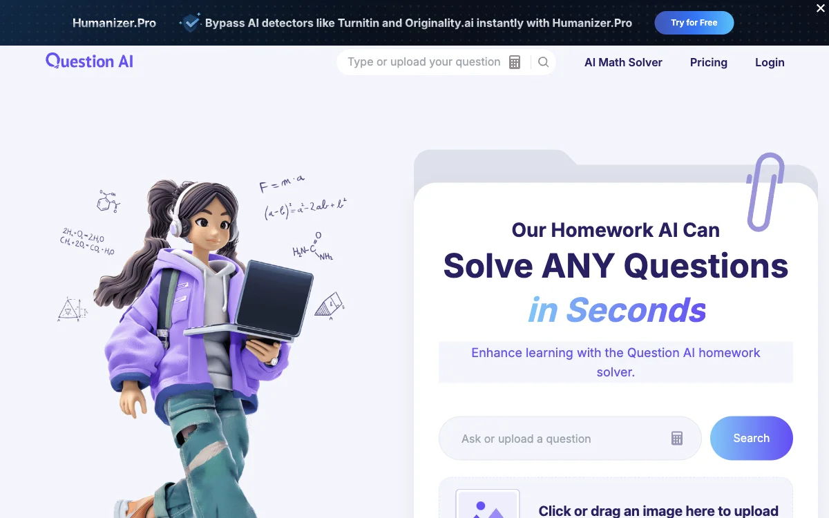 Question AI: The Ultimate AI Homework Helper for Free