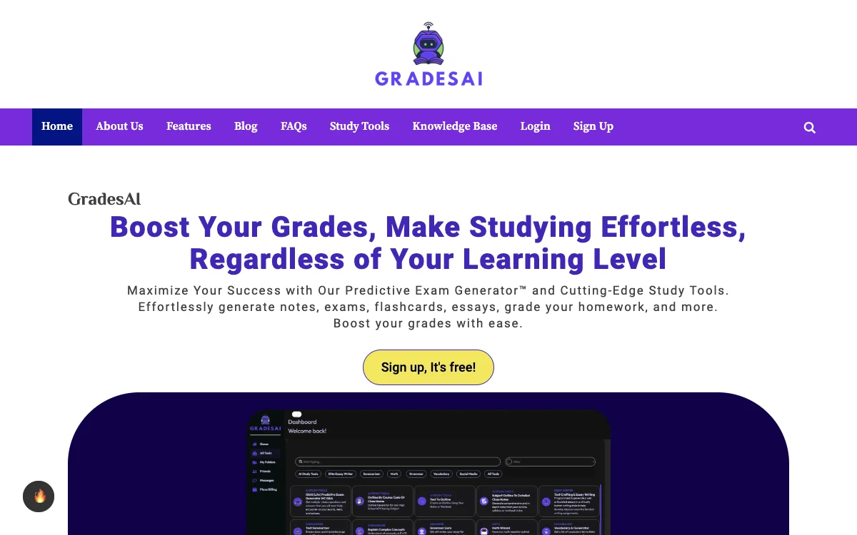 GradesAI: Revolutionize Your Studying with AI