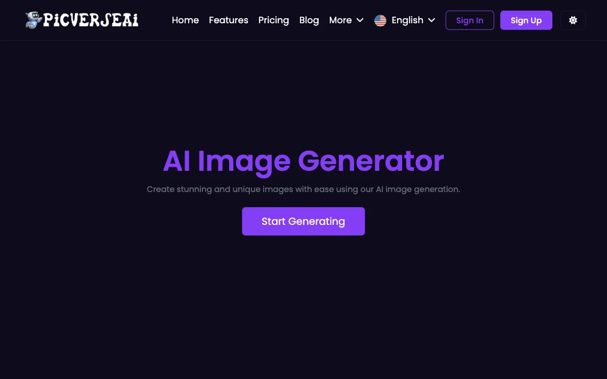 picverseai: Effortlessly Create Stunning AI-Generated Images