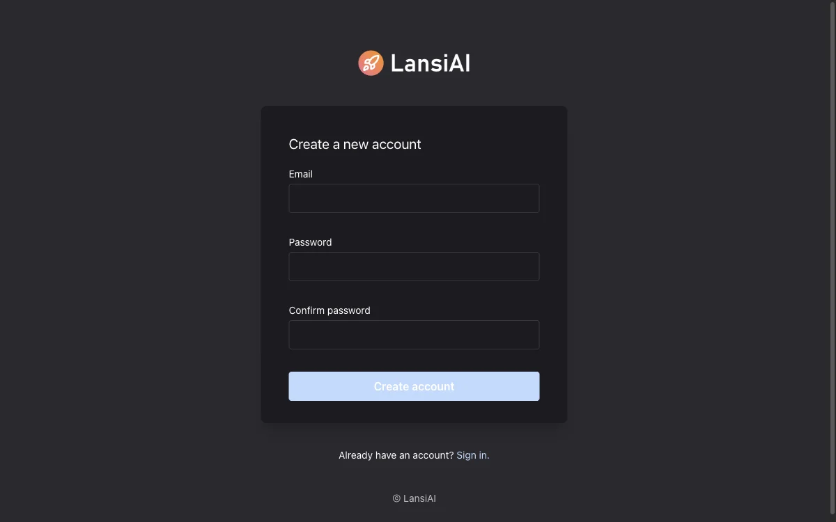 LansiAI: Build Websites in 30 Seconds with AI