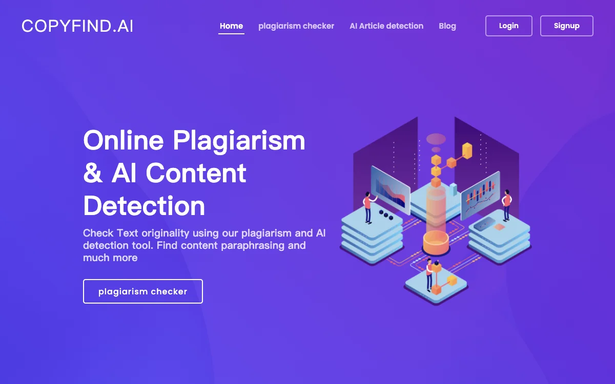 Free Plagiarism Checker And AI Content Detection | CopyFind