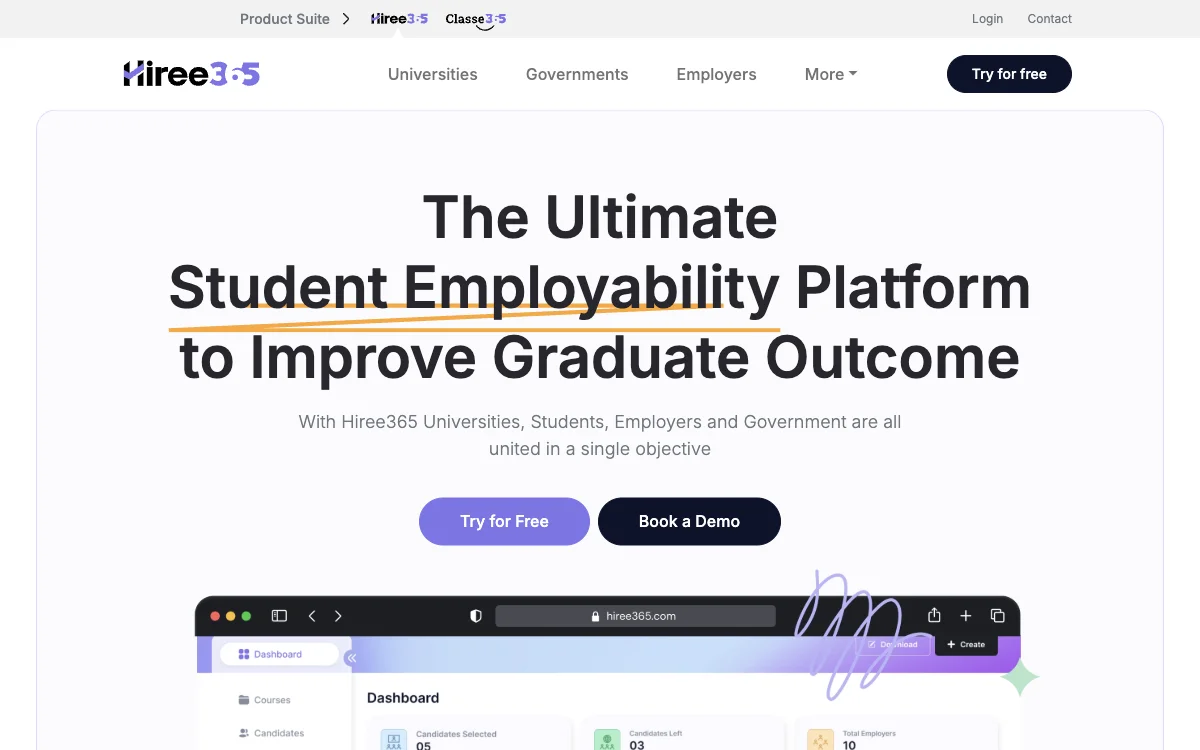 Hiree365: Revolutionizing Campus Recruitment