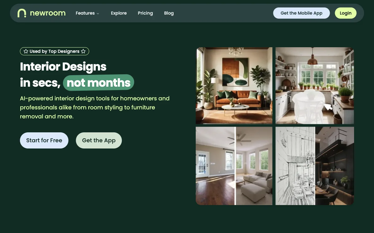 Revolutionize Interior Design with NewRoom.io's AI Tools