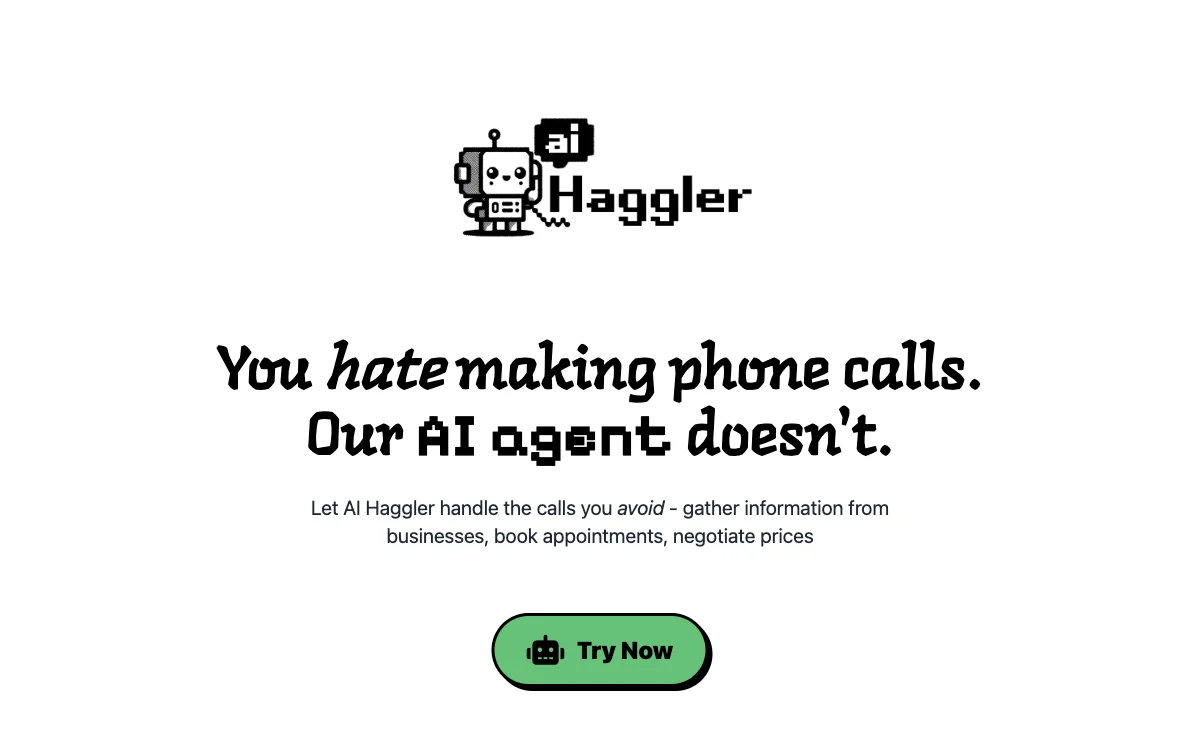 AI Haggler：代你轻松搞定电话事务的AI智能助手