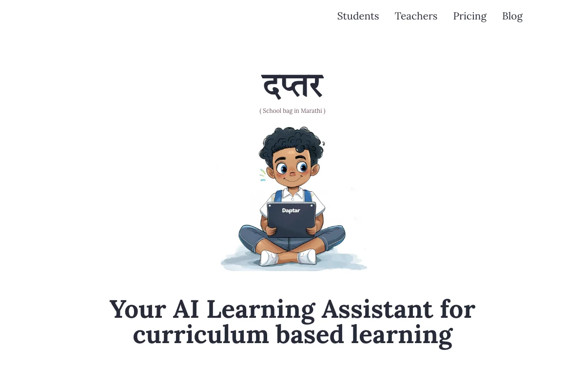 Daptar: AI-Powered Learning for Students and Teachers