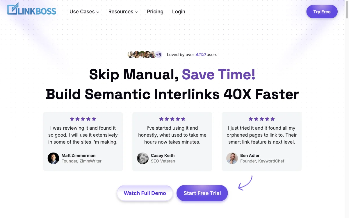 LinkBoss: Revolutionize Your SEO with Semantic Internal Linking