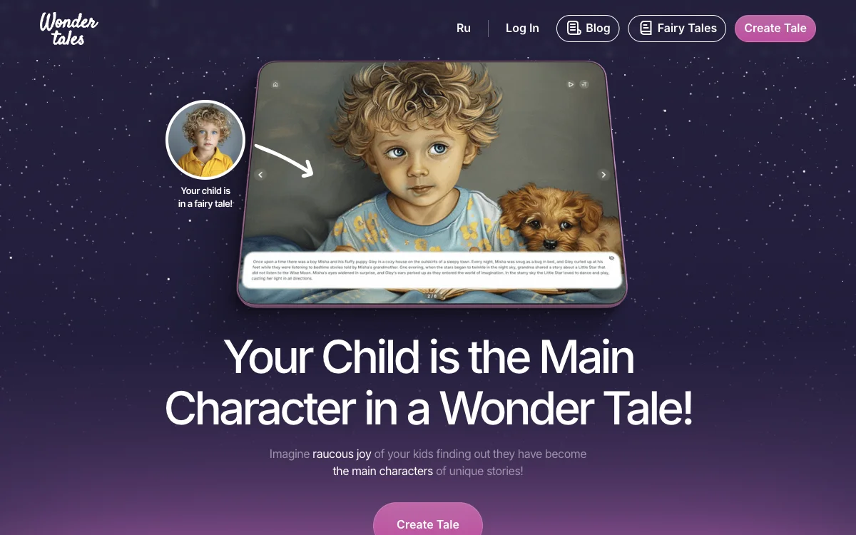 Wondertales: Let Your Child Be the Hero of a Magical Fairy Tale and Boost Their Imagination