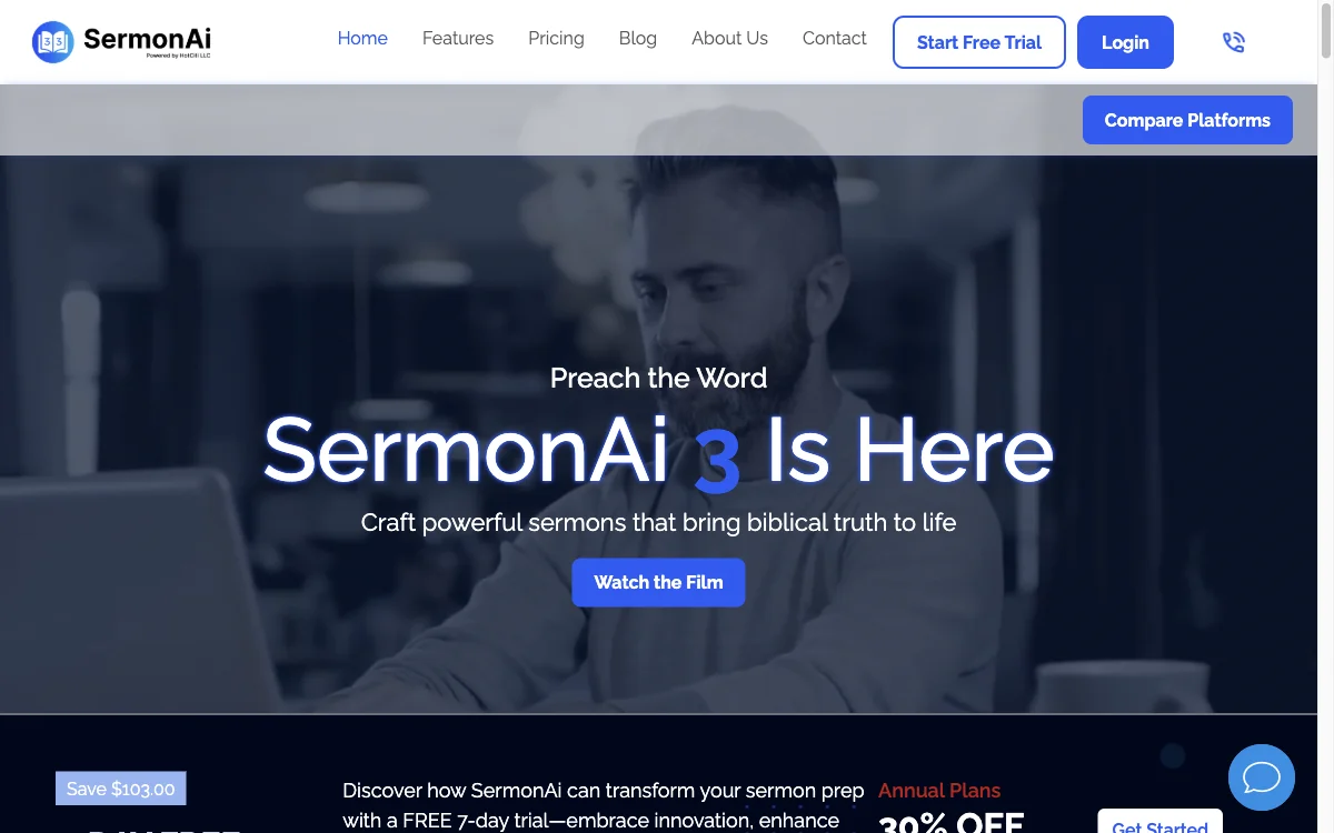 SermonAi 3.0 - Die perfekte Hilfe für Predigtvorbereitung