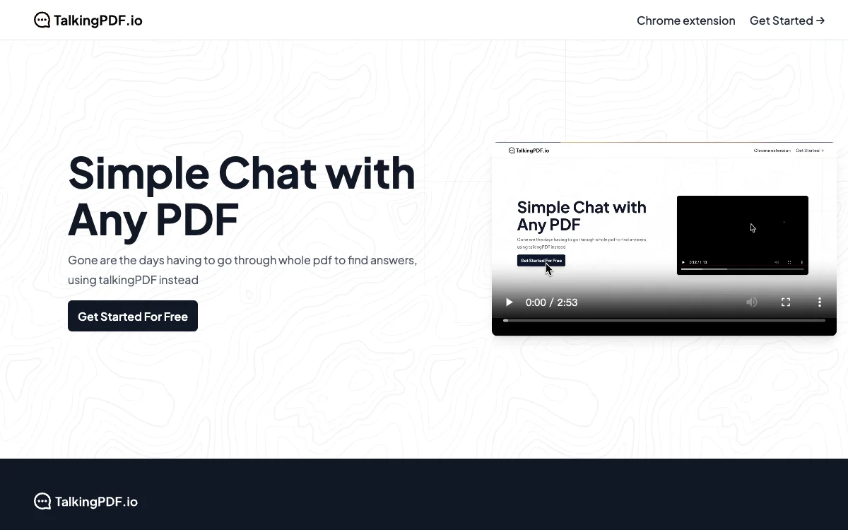 TalkingPDF: Chat with PDFs Effortlessly Using AI