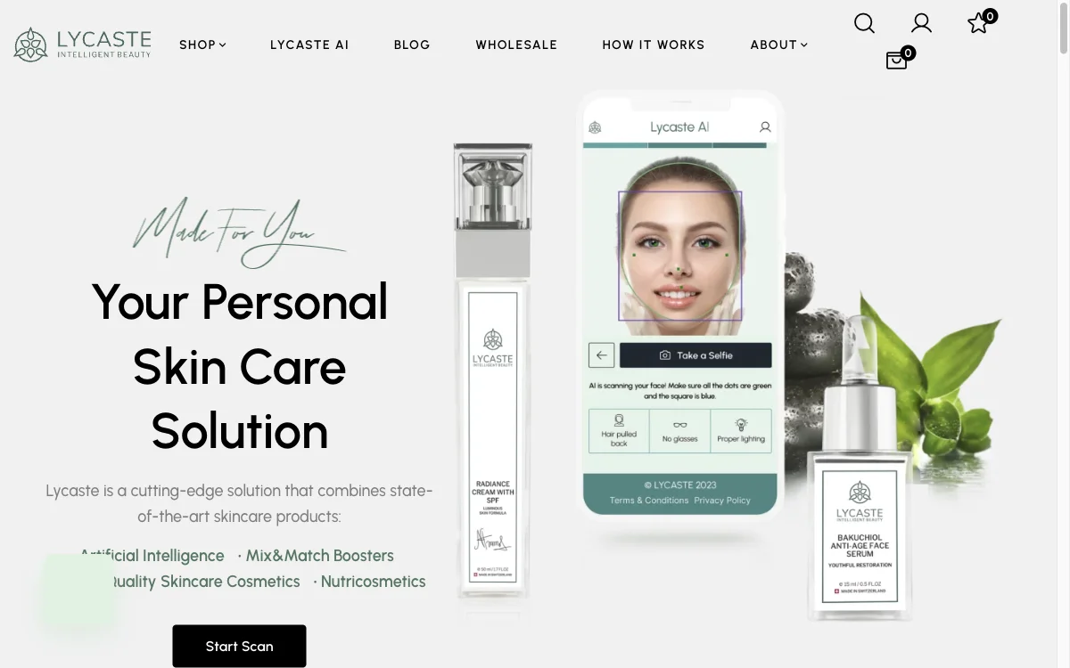 Lycaste: AI-Powered Skincare Solution for Personalized Care