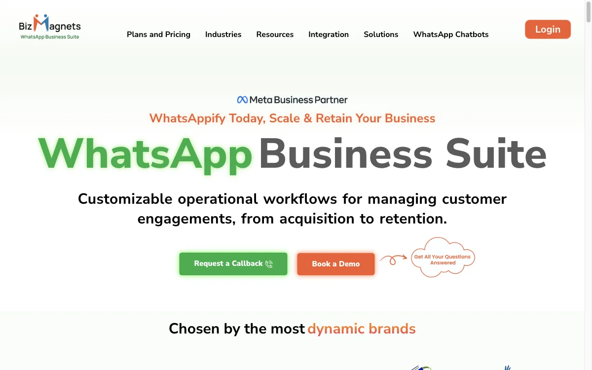 BizMagnets - Bộ Suite WhatsApp Business cho Tăng Trưởng và Tự Động Hóa