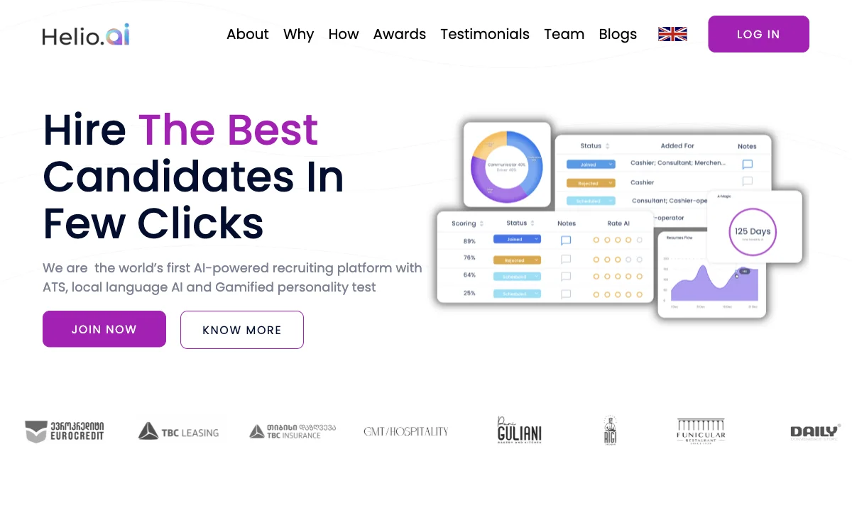 Helio.AI - Streamlining Recruiting with AI