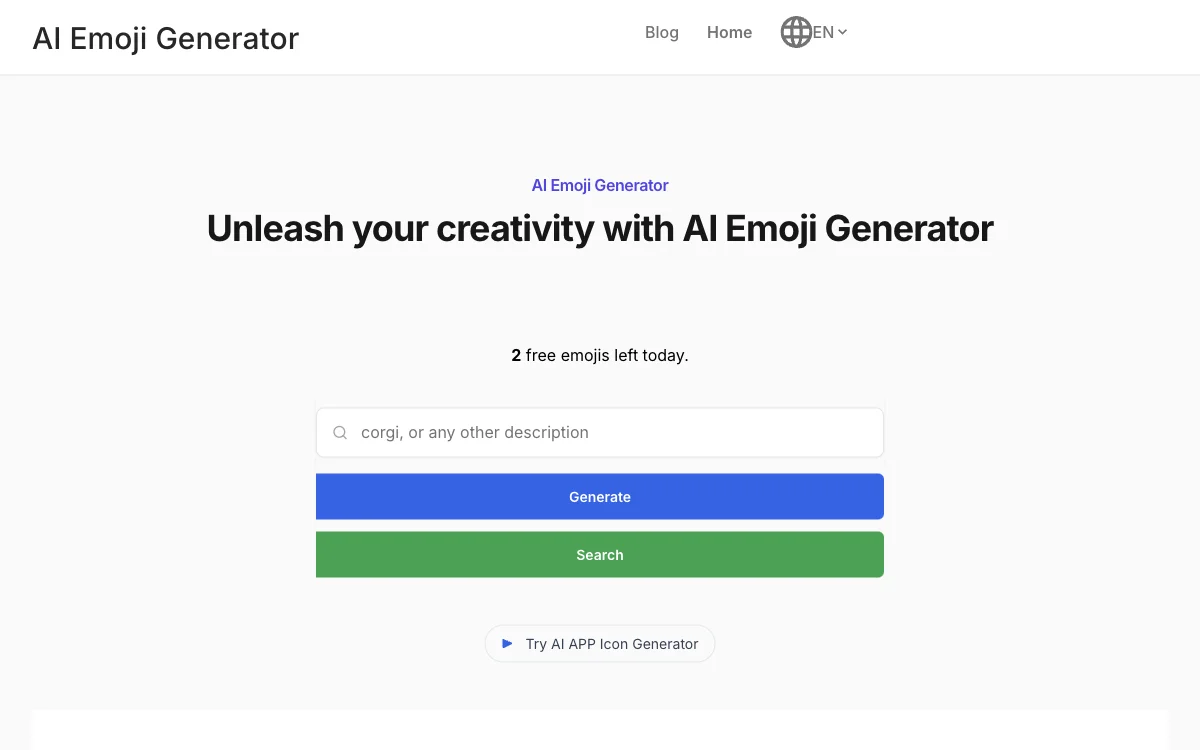 AI Emoji Generator：免费打造独特emoji，释放无限创意