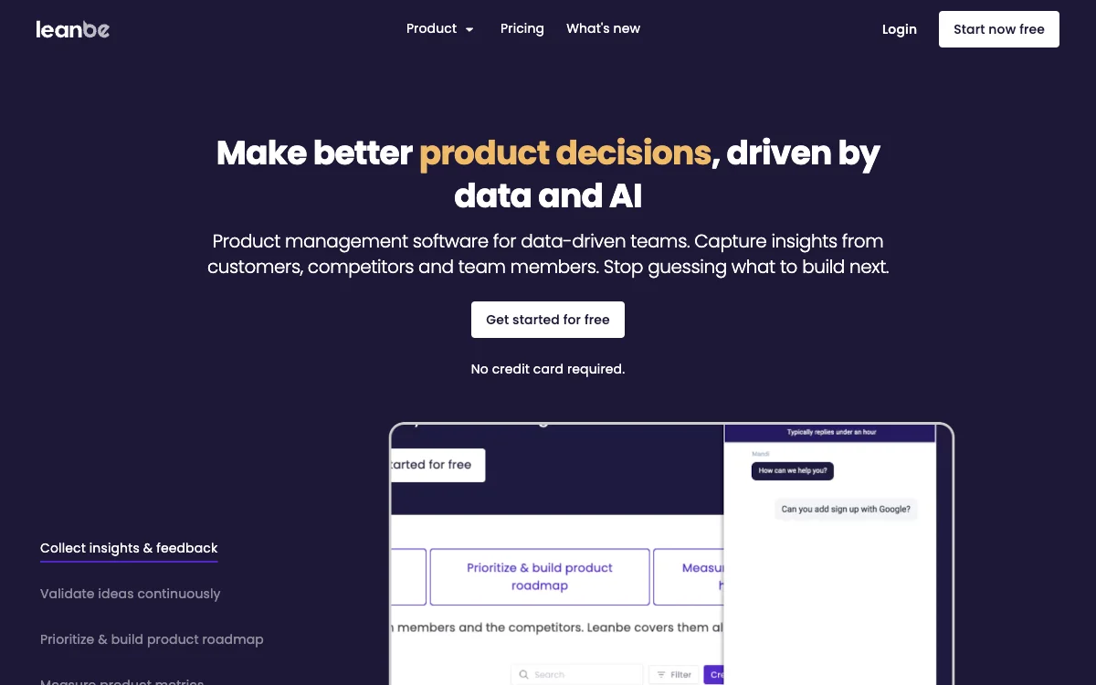 Leanbe: Empowering Data-Driven Product Teams