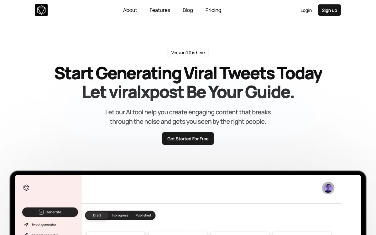 viralxpost: Generate Viral Tweets with AI-Powered Assistance