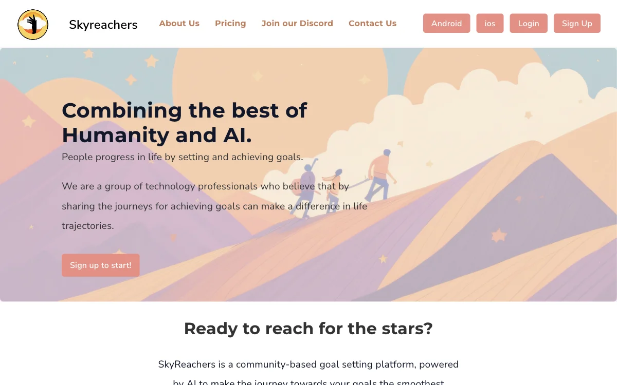 SkyReachers: The AI-Powered Goal Setting Platform for Success