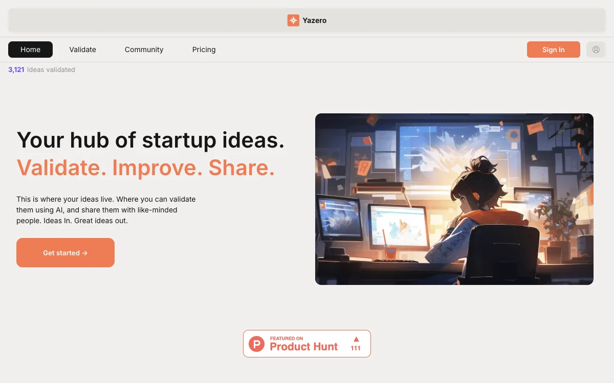 Yazero: Revolutionizing Startup Idea Validation