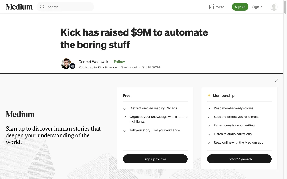 Kick: AI-Powered Accounting Assistant for Stress-Free Business Finances