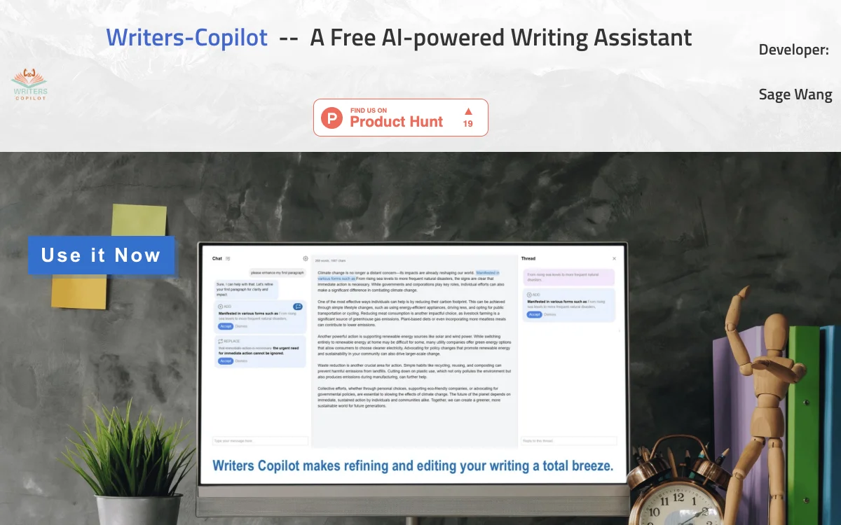 Writers-Copilot：免费的AI写作助手，让写作更出色