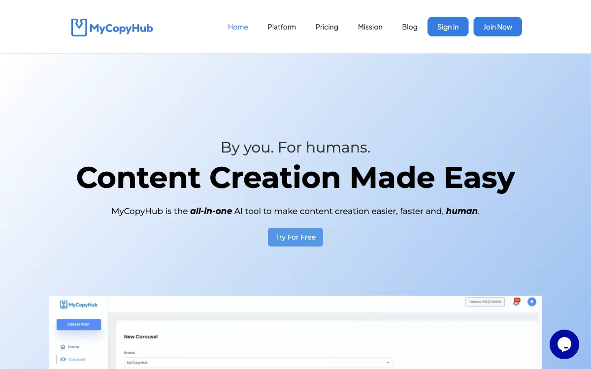 MyCopyHub - Tạo Nội Dung Dễ Dàng Với AI