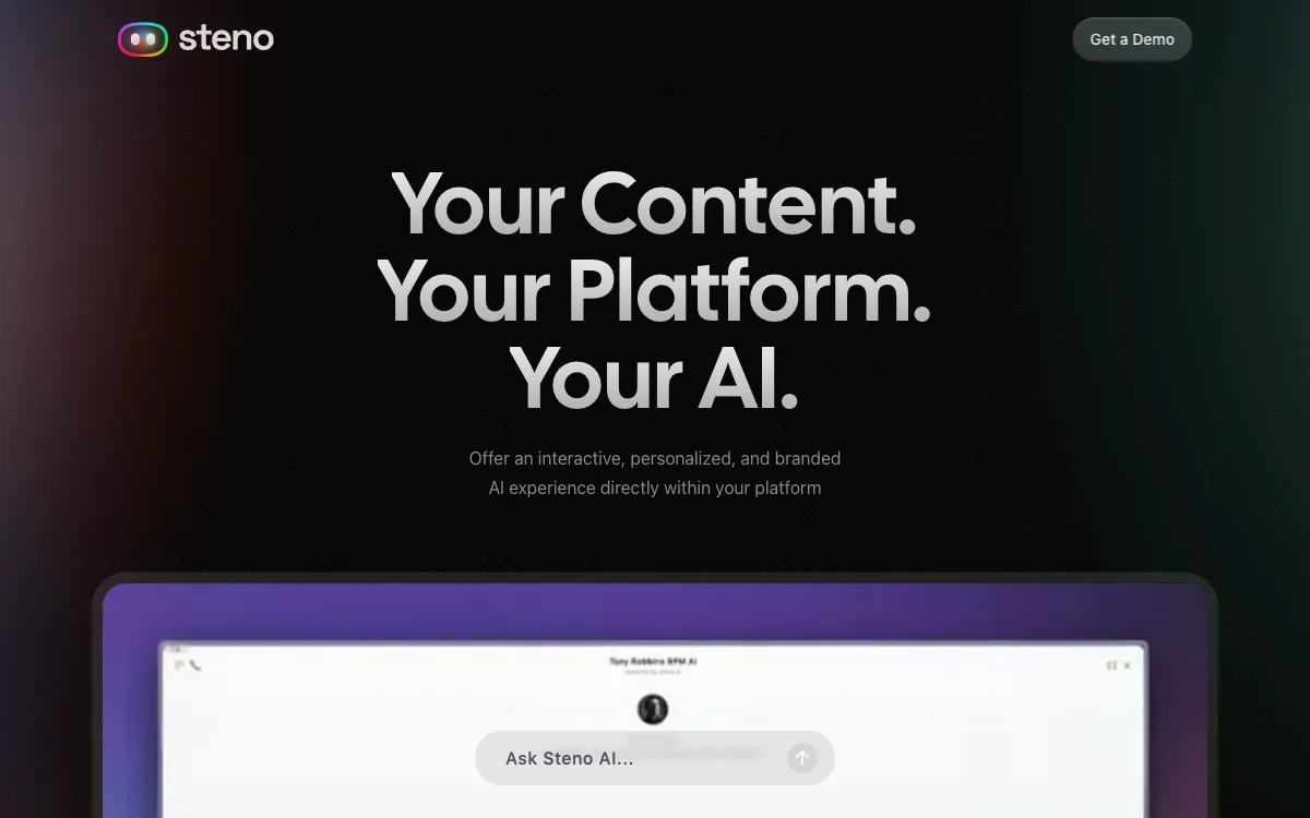 Steno AI: Boosting User Engagement and Value with AI Chatbot