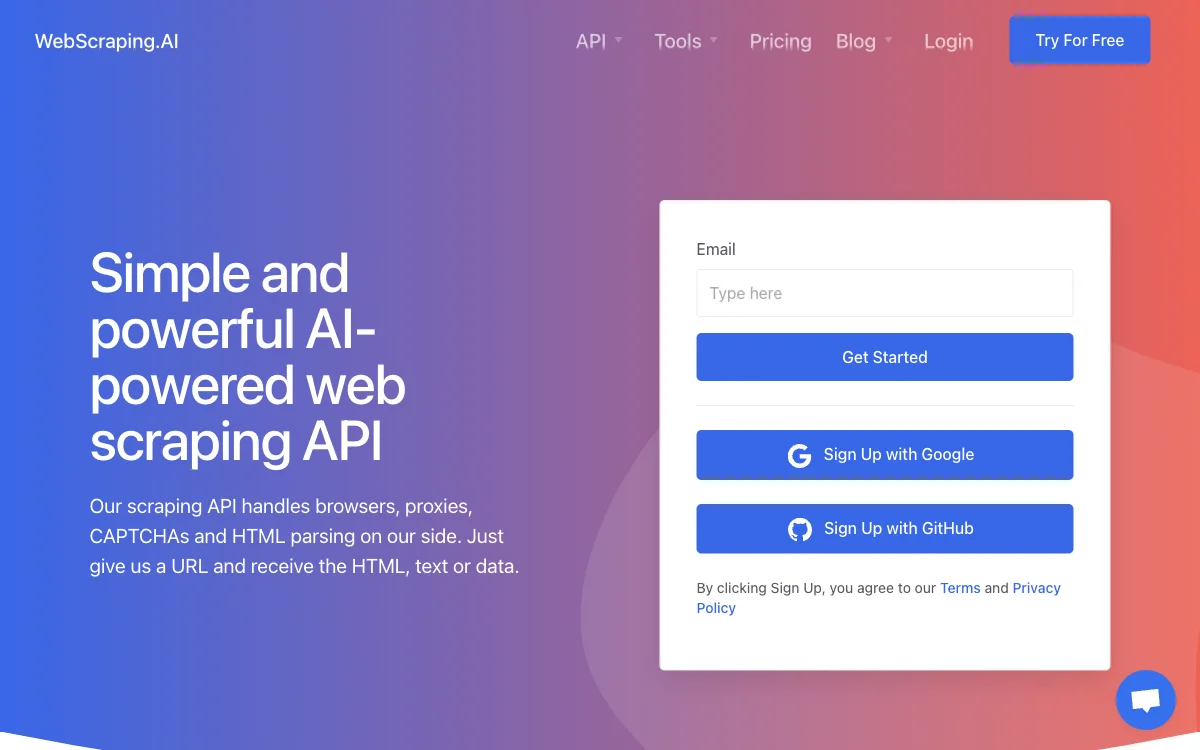 WebScraping.AI: Revolutionizing Web Scraping with AI