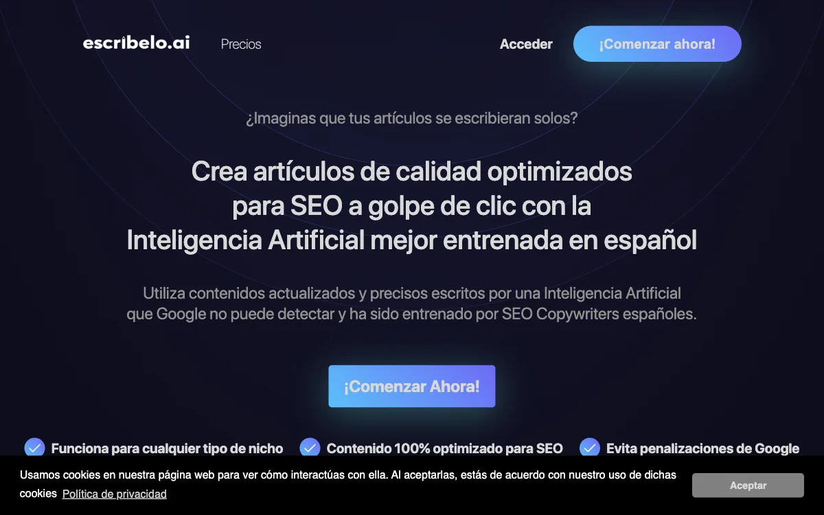 Escríbelo: A Ferramenta AI para Geração de Textos