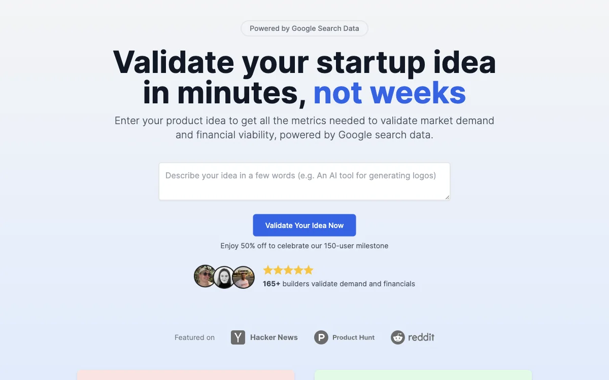 CheckFast: Validate Your Startup Idea with Google Search Data for Market & Financial Viability