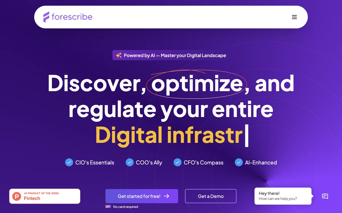 Forescribe AI: Master Your Digital Landscape and Optimize SaaS Management