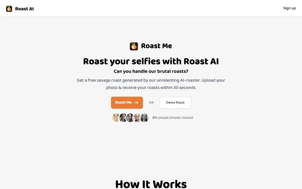 Roast AI: Get Brutally Honest Roasts from Your Selfies