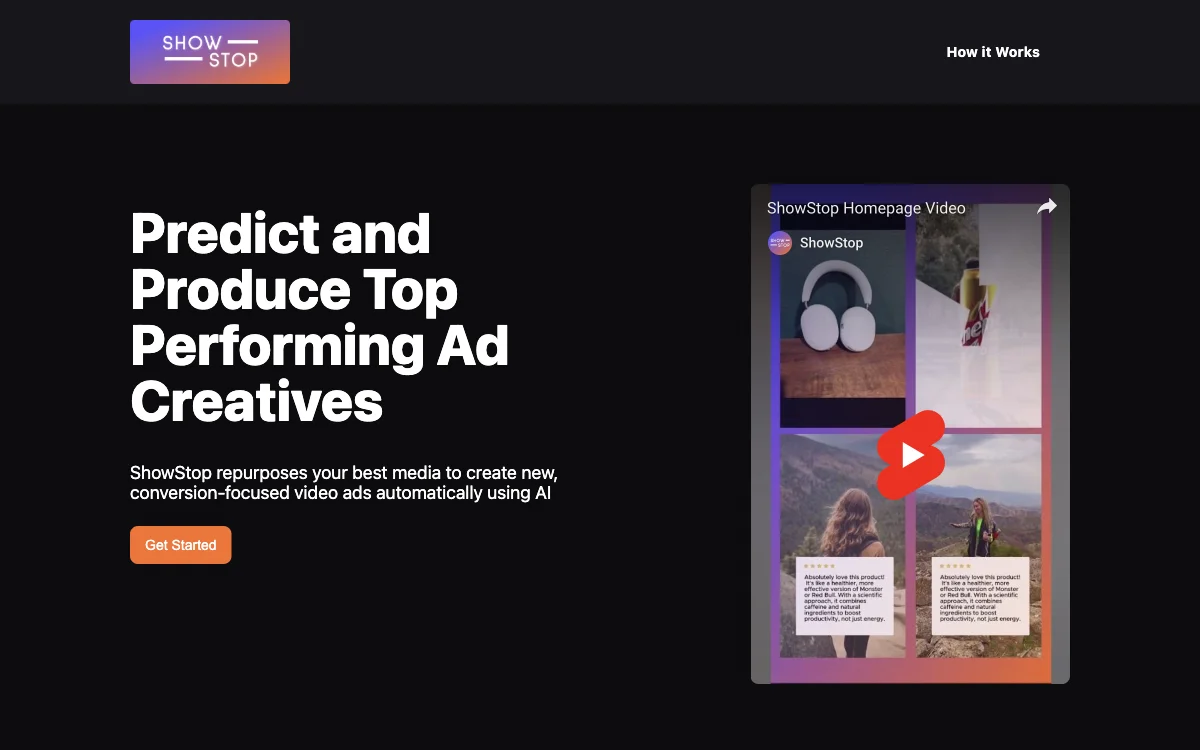 ShowStop: Boost Your ROAS with AI-Powered Ad Creatives