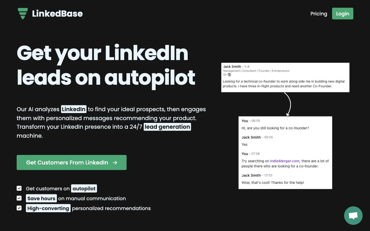 LinkedBase: AI LinkedIn Lead Generator tự động hóa