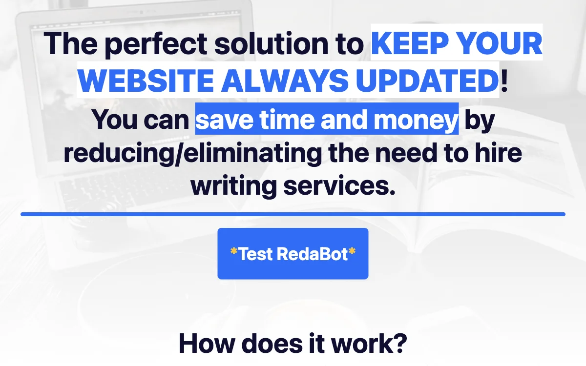 RedaBot: Revolutionize Your Content Creation with AI