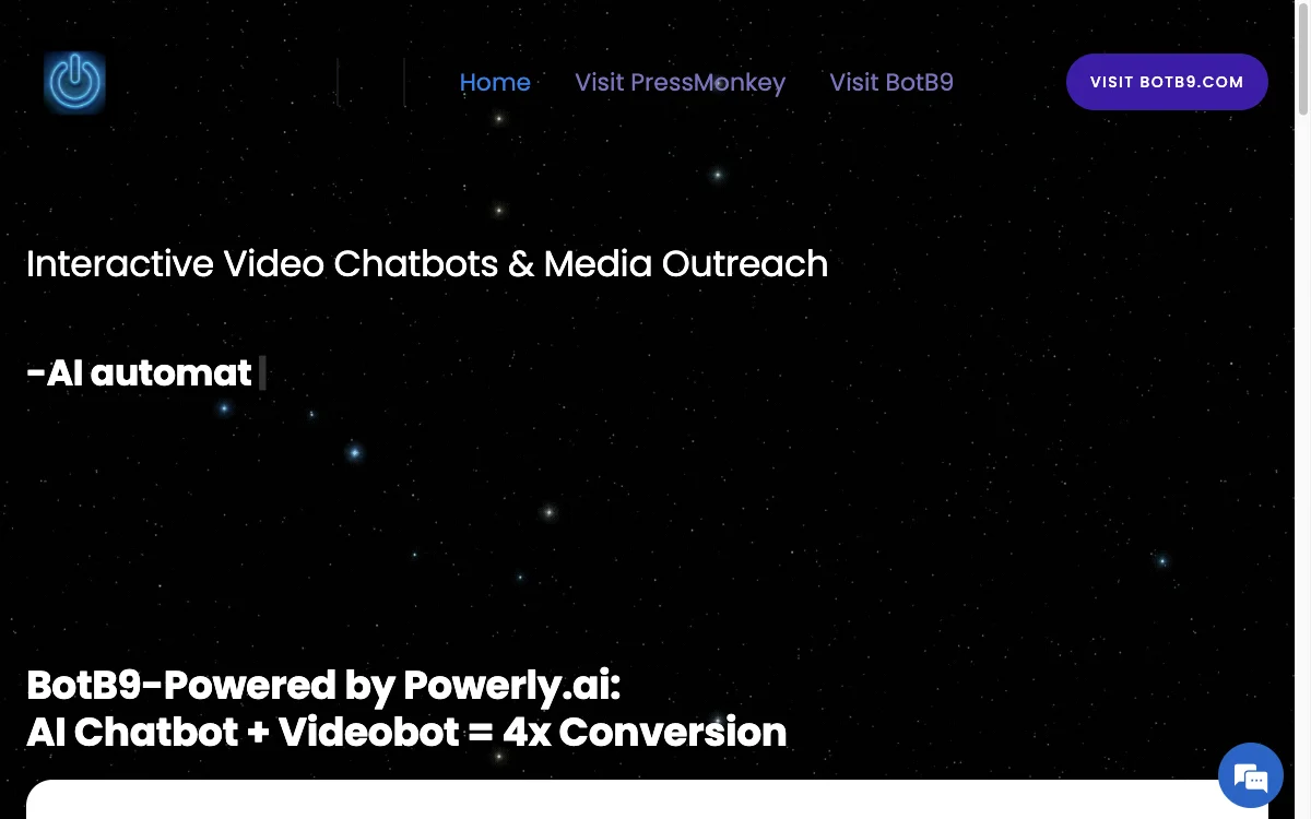 BotB9 and PressMonkey: AI Chatbots and Automated PR Outreach by Powerly.ai