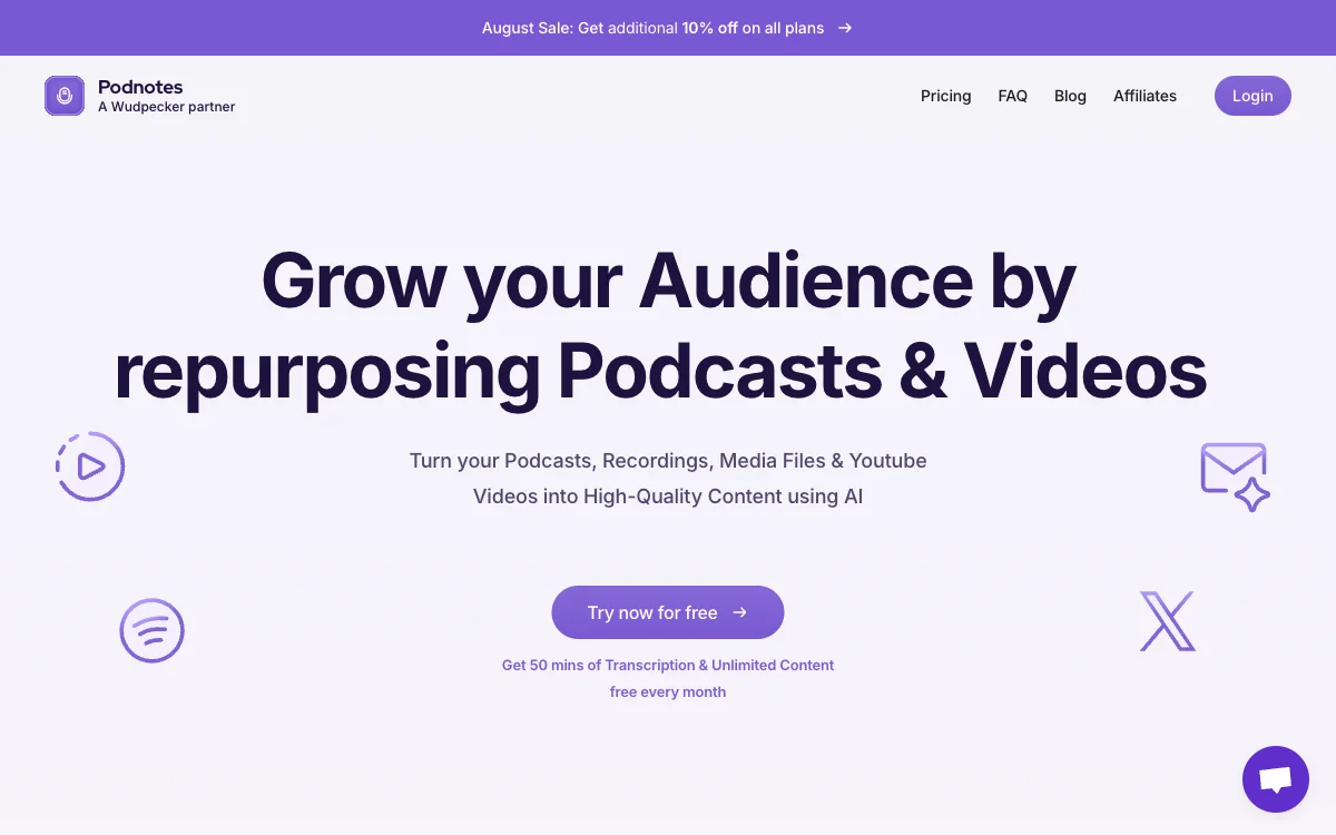 Podnotes: AI-Powered Content Repurposing for Audience Growth