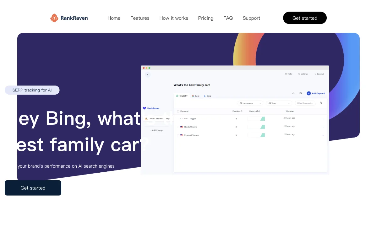 RankRaven: Track Your Brand's Performance on AI Search Engines with Precision