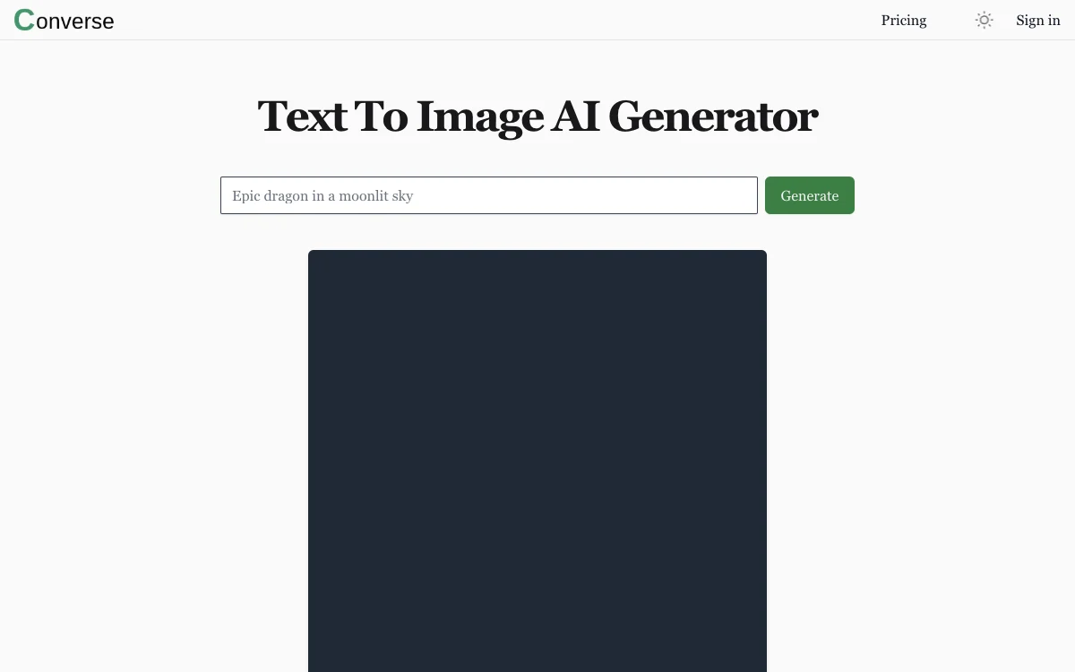 GenPictures - Free Text to AI Image Generator | Create Unique Visuals