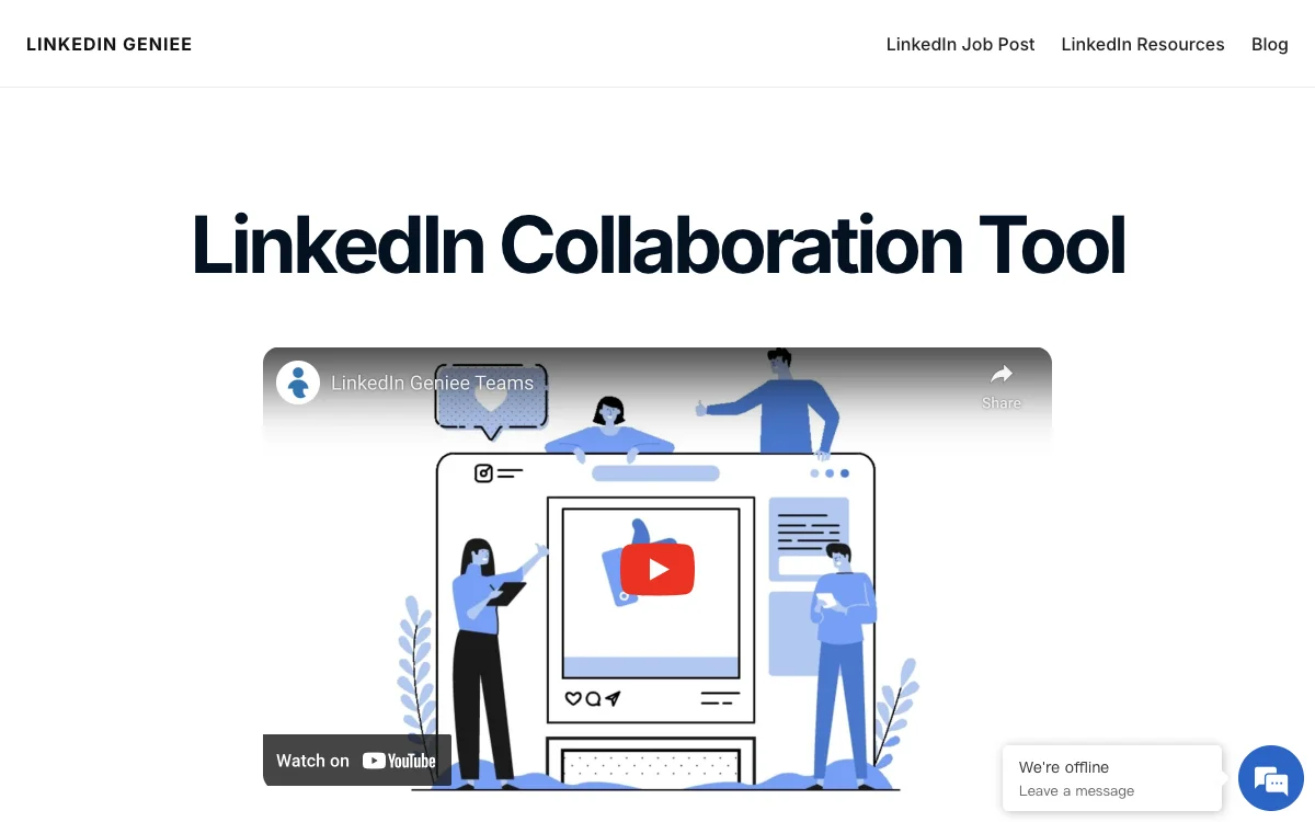 LinkedIn Geniee - AI-Powered LinkedIn Management Tool