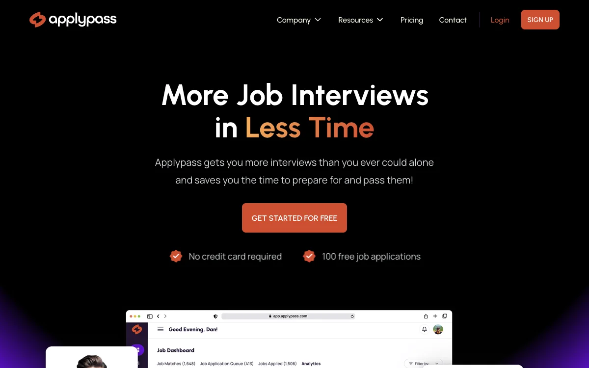 ApplyPass: AI-Powered Job Search for More Interviews and Time Savings