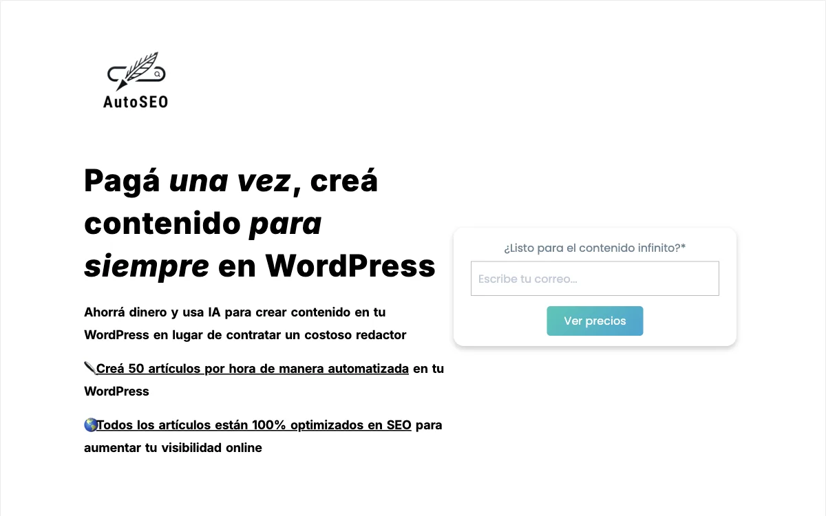 AutoSEO: قوة التوليد الآلي للمحتوى في WordPress