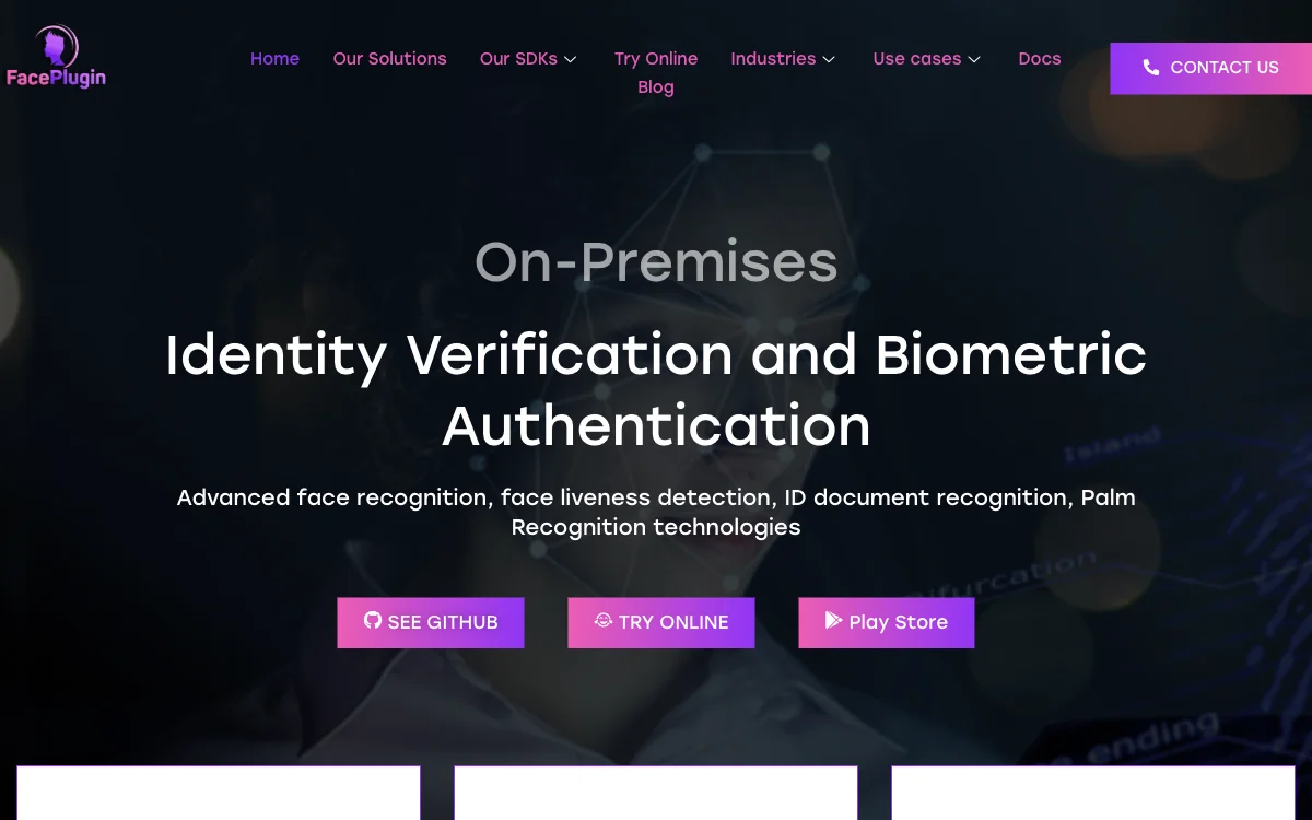 FacePlugin: Secure ID Verification with AI Face Recognition & Liveness Detection