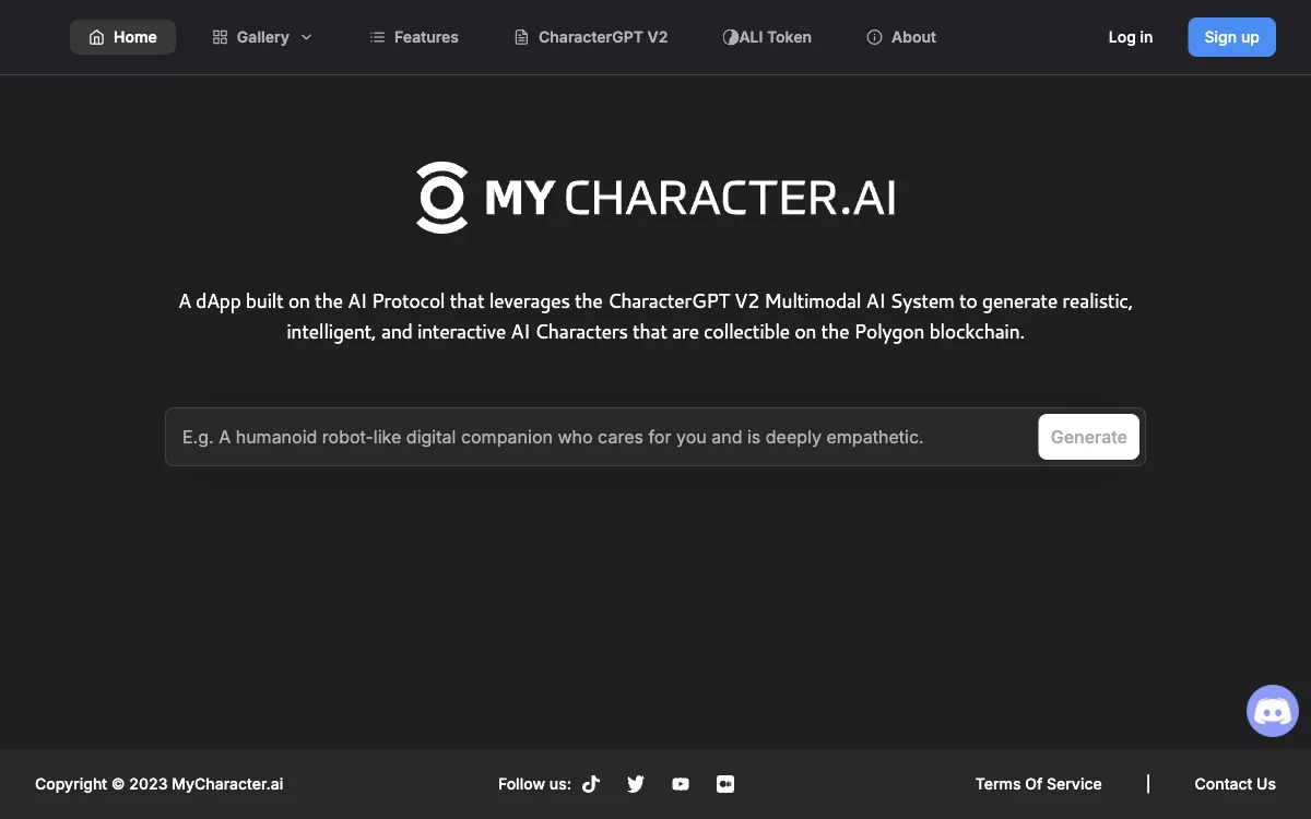 MyCharacter.AI - Revolutionize Interactive AI Character Creation