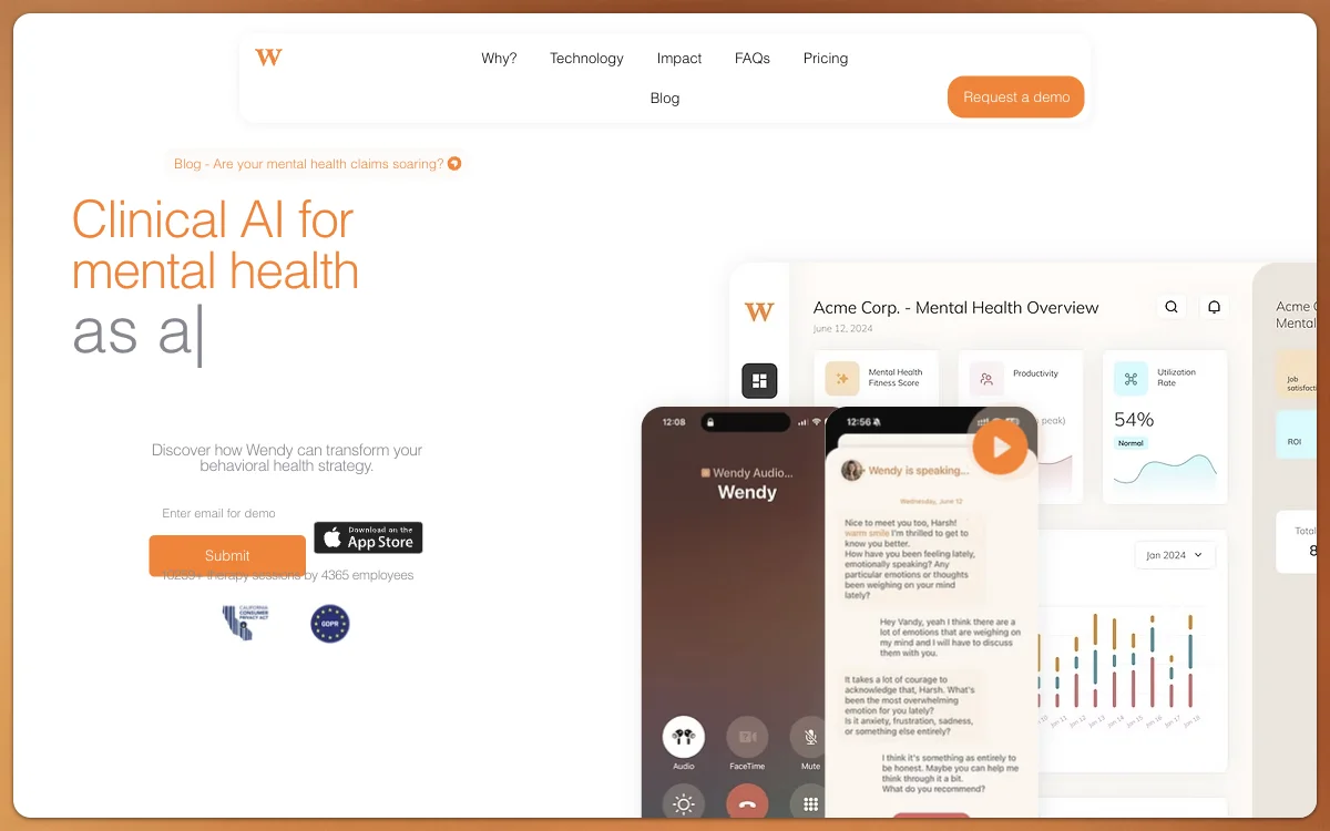 Wendy Labs: Transforming Mental Health with Clinical AI